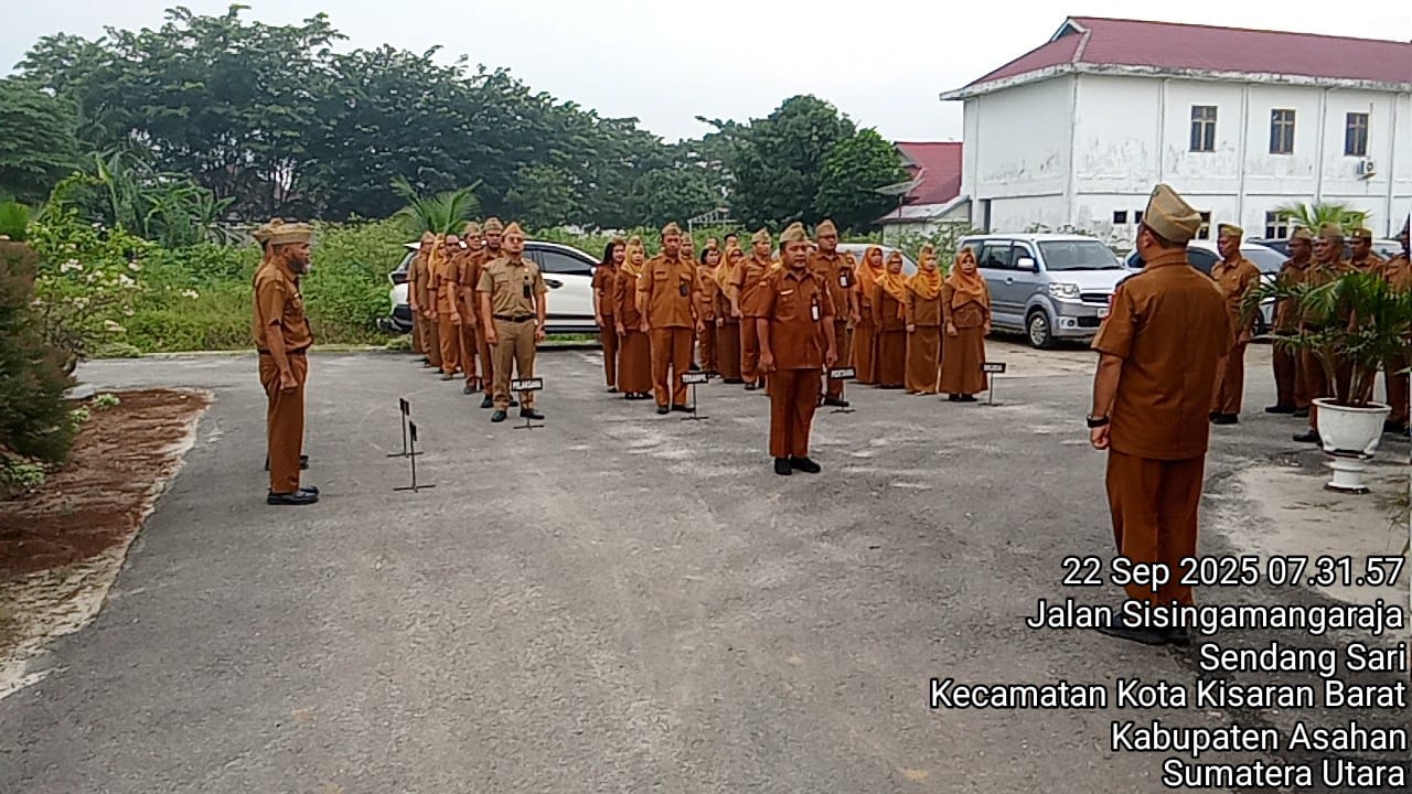 Apel Pagi Senin, 22 September 2025 di Inspektorat Kabupaten Asahan
