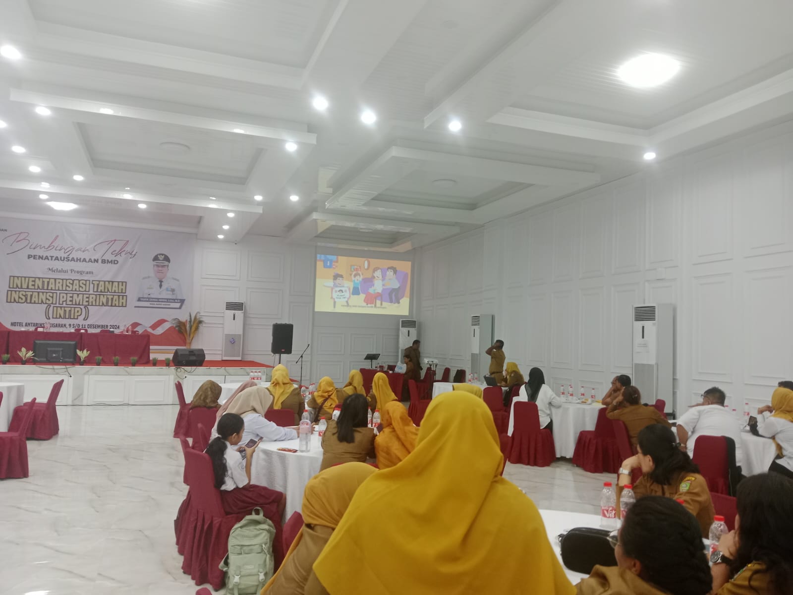 Narasumber Bimtek Penatausahaan BMD dan Program Inventarisasi Tanah Instansi Pemerintah (INTIP)