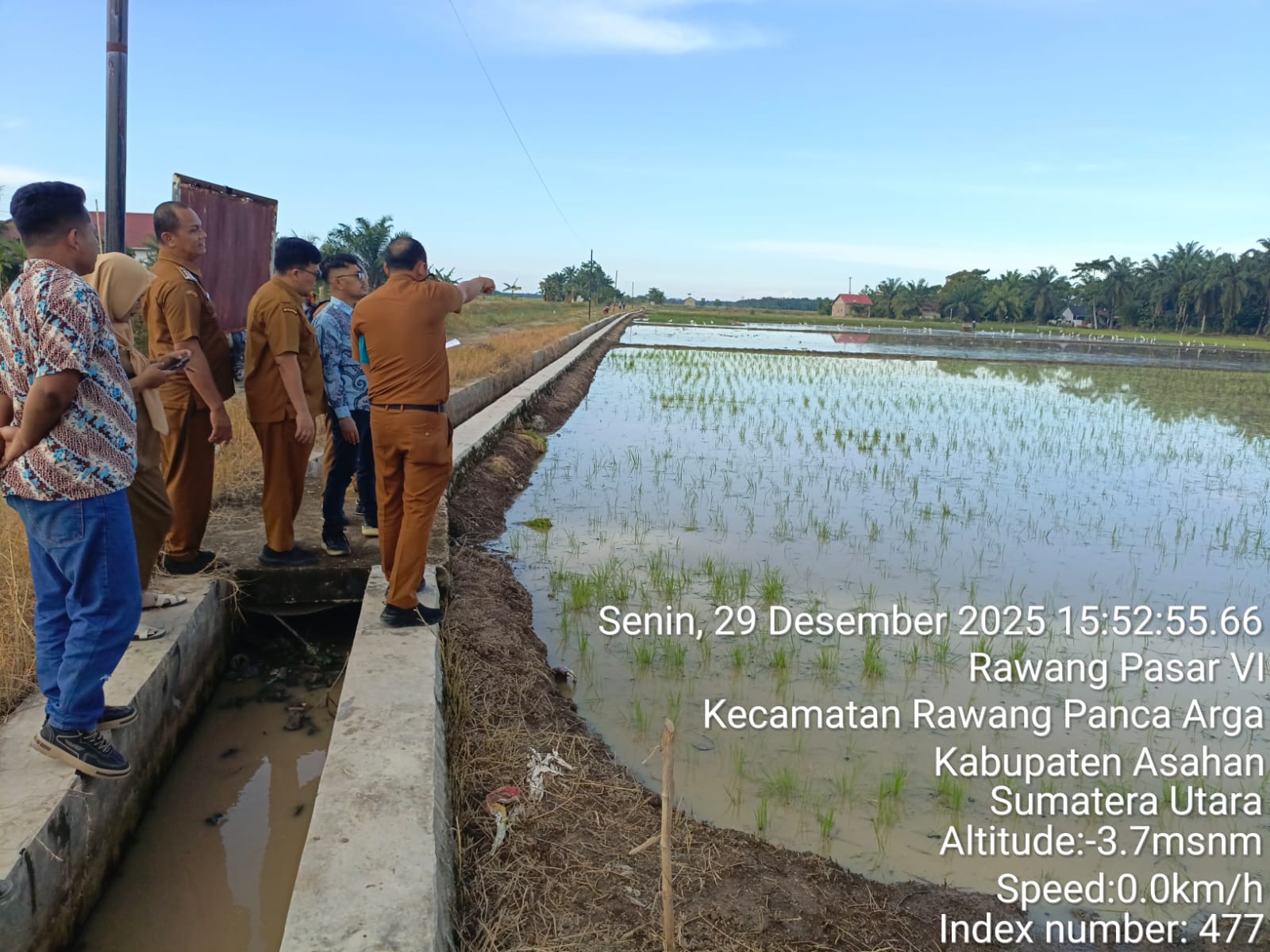 Peninjauan Aset Pemerintah Daerah di Rawang Baru Kecamatan Panca Arga