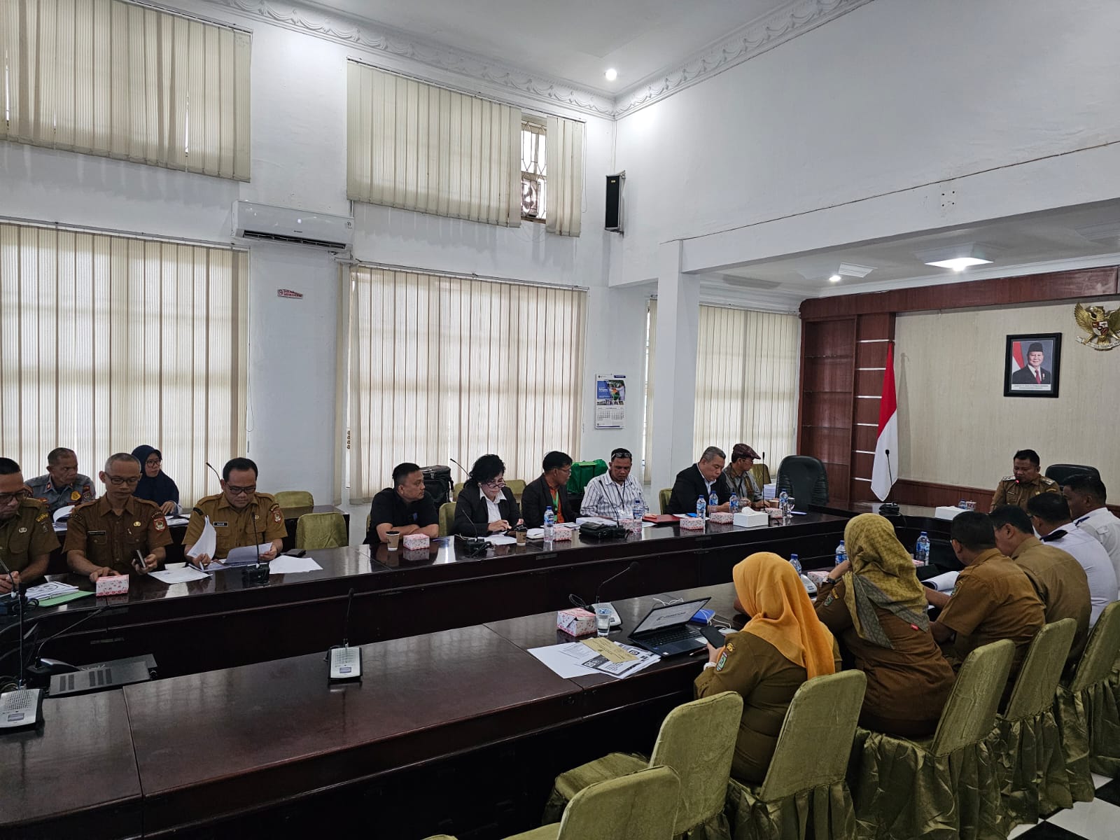 Rapat Paparan Laporan Hasil Pendapatan Asli Daerah (PAD) Sektor Parkir Kabupaten Asahan Tahun 2025