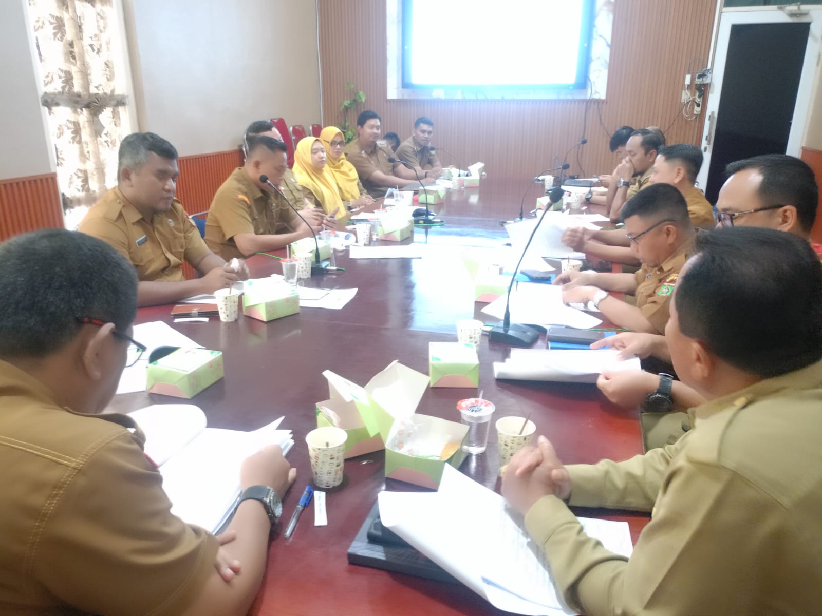 Pembahasan Ranperbup Penataan Wilayah Lingkungan serta Pengangkatan dan Pemberhentian Kepala Lingkungan