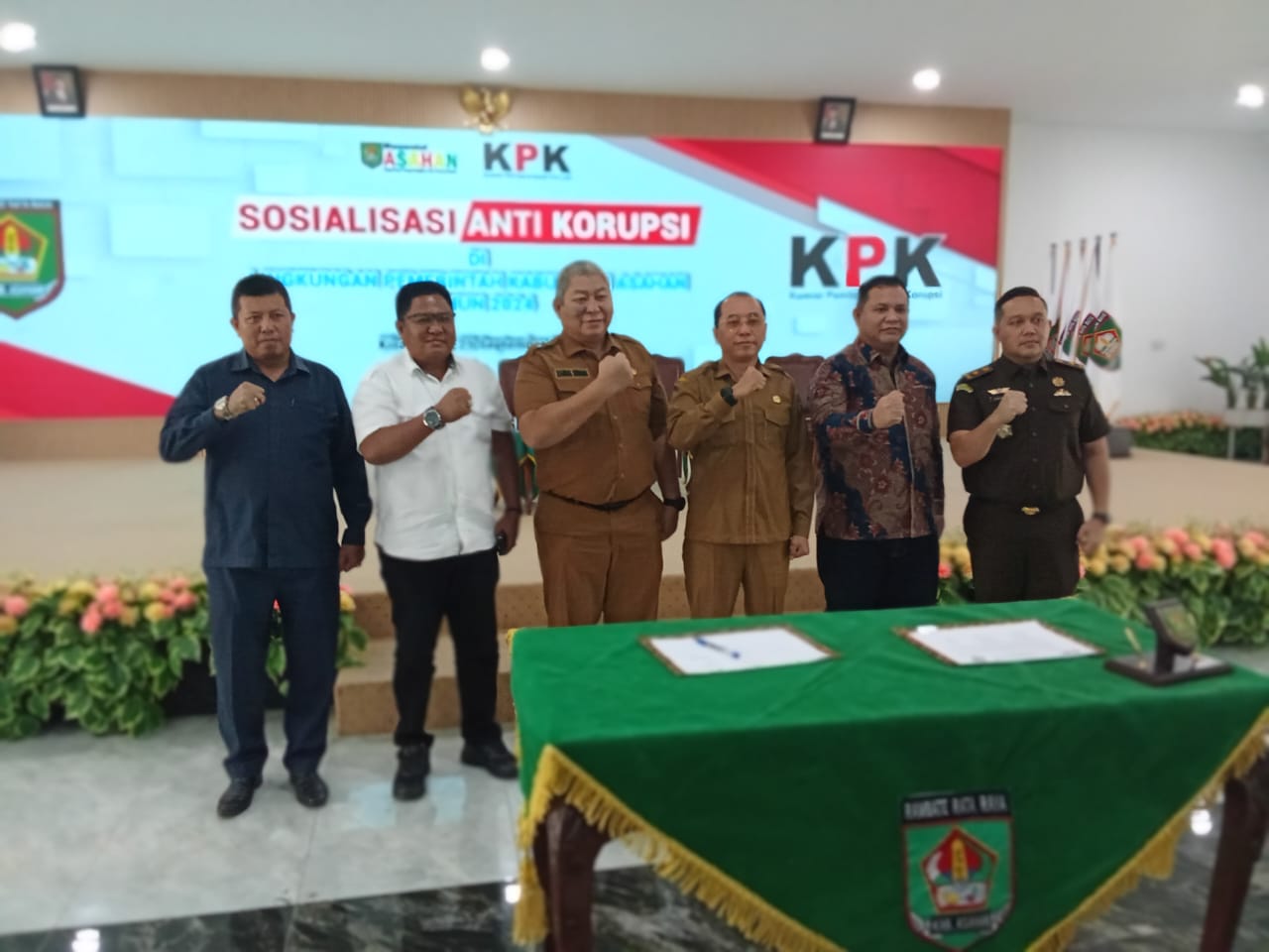 Sosialisasi Anti Korupsi di Lingkungan Pemerintah Kabupaten Asahan Tahun 2024.