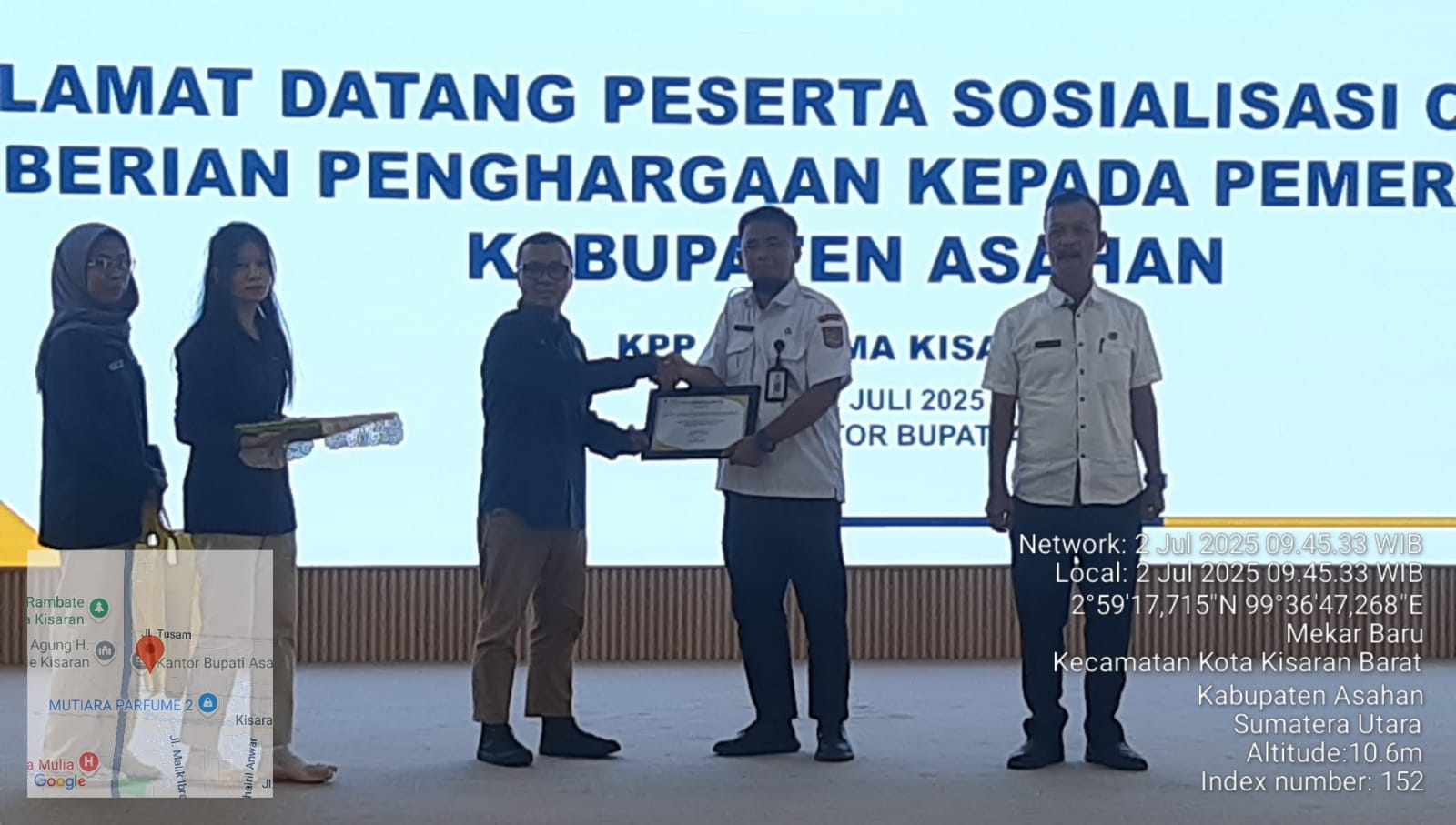 Sosialisasi Aplikasi Coretax kepala Desa di Kabupaten Asahan