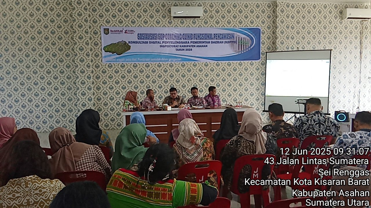 Sosialisasi SOP Coaching Clinic Konsultasi Digital Penyelenggara Pemerintah Daerah