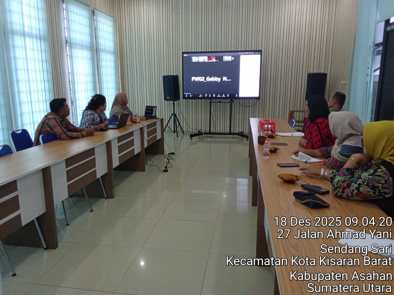 Zoom Meeting Sosialisasi Peraturan JFA dan Pedoman Telaah Sejawat Eksternal (TSE) di lingkungan APIP Daerah Provsu