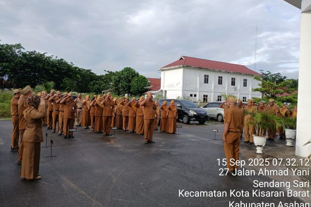Apel Pagi Senin, 15 September 2025 di Inspektorat Kabupaten Asahan