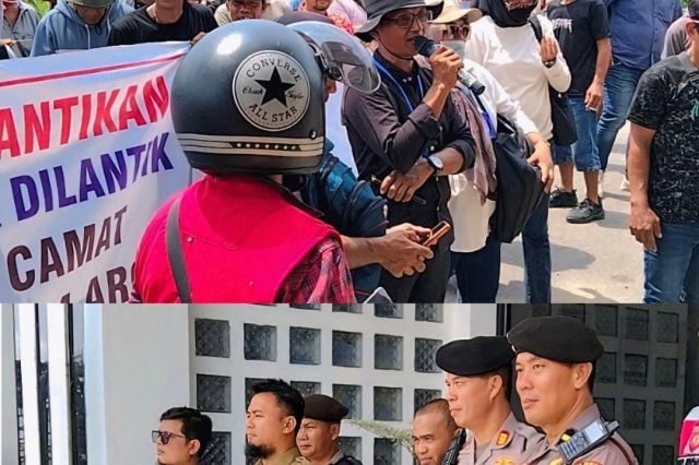 Masyarakat Desa Suka Makmur Kecamatan BP Mandoge Menyampaikan Aspirasi Kepada Inspektorat Kabupaten Asahan