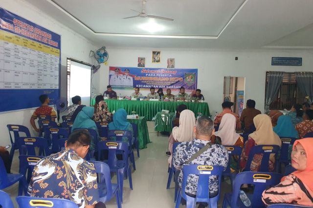 Musrenbang RKPD Kabupaten Asahan Tahun 2027 di Kecamatan Aek Kuasan