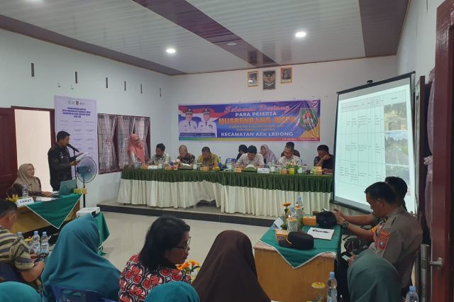 Musrenbang RKPD Kabupaten Asahan Tahun 2027 di Kecamatan Aek Ledong
