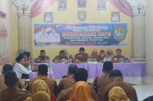 Musrenbang RKPD Kabupaten Asahan Tahun 2027 di Kecamatan Teluk Dalam