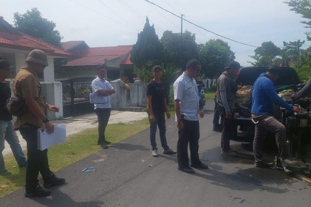 Pendampingan Pemeriksaan BPK atas Pemeriksaan Fisik Peningkatan Jalan di Jalan Batu Intan Kecamatan Kisaran Barat