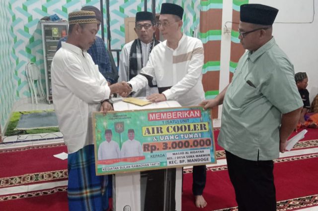 Kunjungan Tim Safari Ramadhan 1447 H 2026 M di Masiid Al Hidayah Dusun VIIl Desa Suka Makmur Kecamatan Bandar Pasir Mandoge