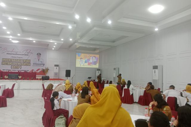 Narasumber Bimtek Penatausahaan BMD dan Program Inventarisasi Tanah Instansi Pemerintah (INTIP)