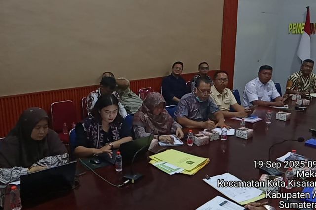 Rapat Koordinasi dan Evaluasi Capaian MCSP Tahun 2025 Tingkat Kabupaten Asahan