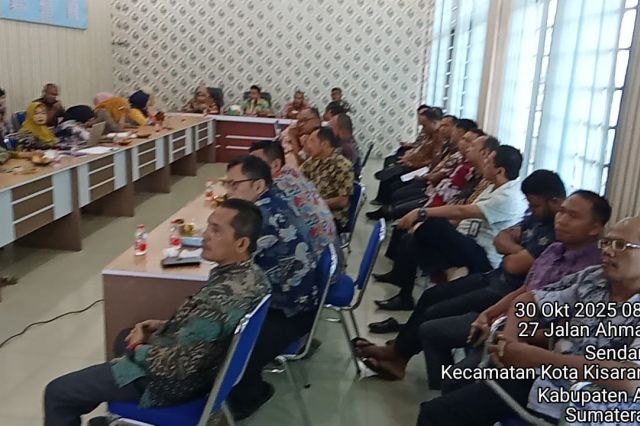 Rapat Penggunaan Biaya Pembinaan dan Pengawasan di Lingkungan Inspektorat Daerah Kabupaten Asahan